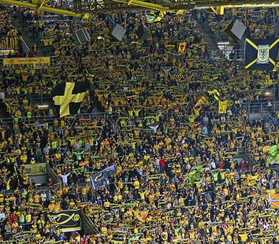 Die Südtribüne in Dortmund (Foto: DORTMUNDtourismus)