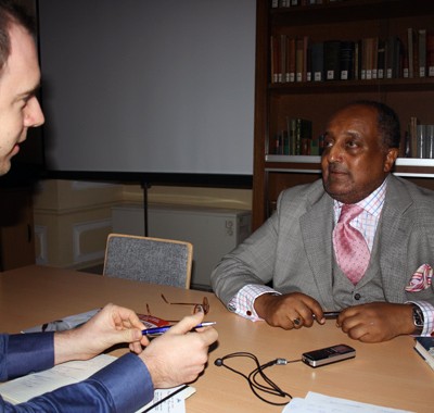 unique im Gespräch mit dem Prinzen.