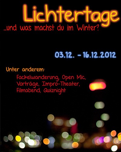 Lichtertage des Int.Ro (3.12. bis 16.12.2012)