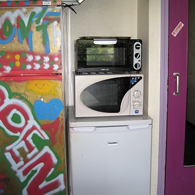 “Don’t open the fridge!”