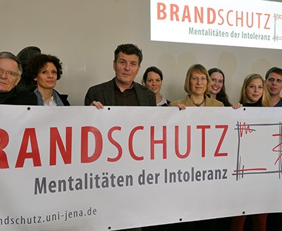 Das Organisationsteam der Veranstaltungsreihe (Foto: Uni Jena/ Kasper)