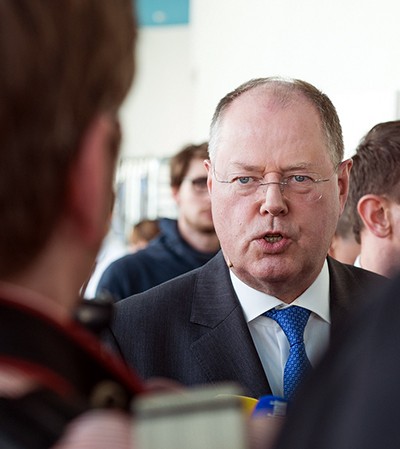 Wahlkämpfer Steinbrück: (Foto: flickr / NEXTBerlin)