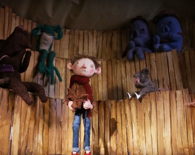 Animierte Tiere und stehlende Kinder