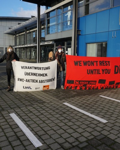 „Wenn es falsch ist, das Klima zu zerstören, ist es auch falsch, von dieser Zerstörung zu profitieren.“